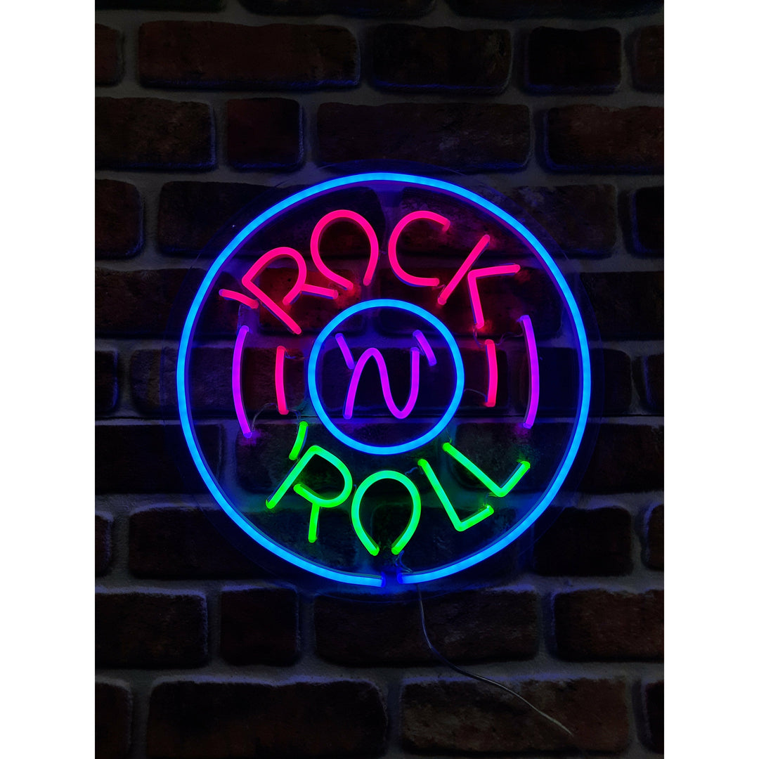 Rock roll - neon lamp - neonlicht - neonverlichting - neon