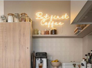 coffee - koffie - horeca  - neon lamp - neonlicht - neonverlichting - neon