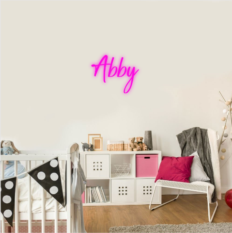 Abby neon lamp