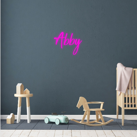 Abby neon lamp