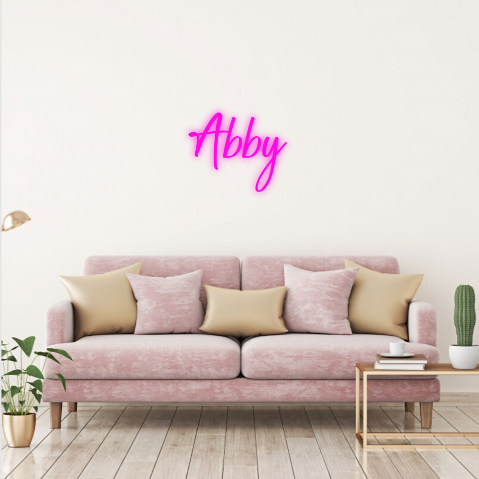 Abby neon lamp