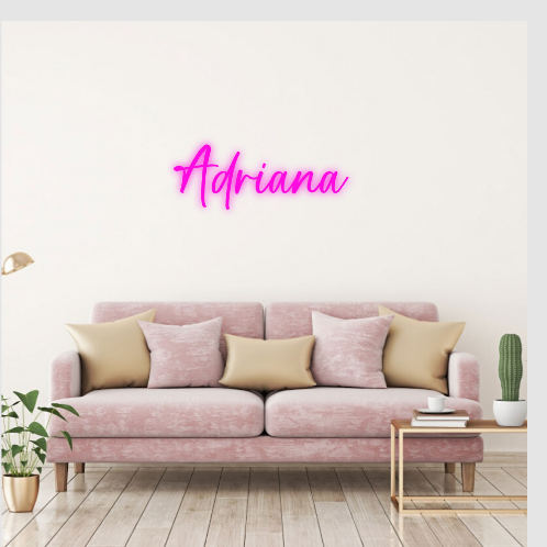 adriana neonbord neon naam tekst neon sign