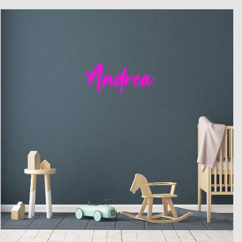 Andrea neon lamp neon sign tekst naam neonbord