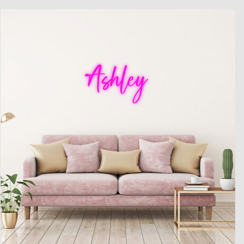 Ashley neon lamp neon sign tekst naam neonbord