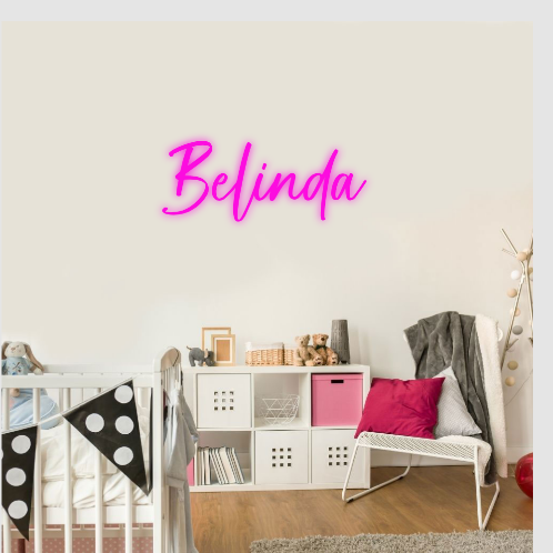 Belinda neon lamp naam neonbord 