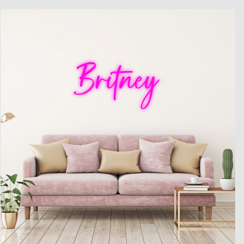 Britney neon lamp
