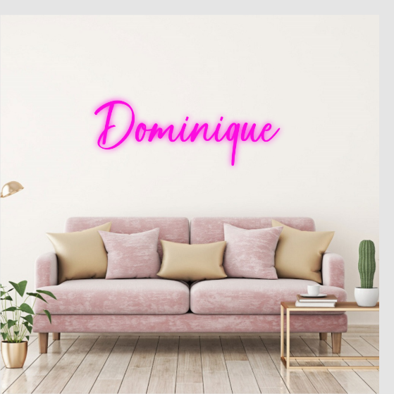 Lampe néon Dominique