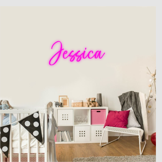 Jessica neon lamp