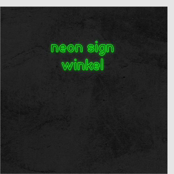 neon sign winkel