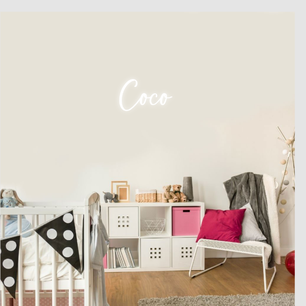 coco neon lamp neonbord naam