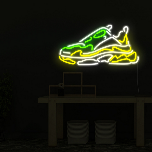 triple s - neon lamp sneaker