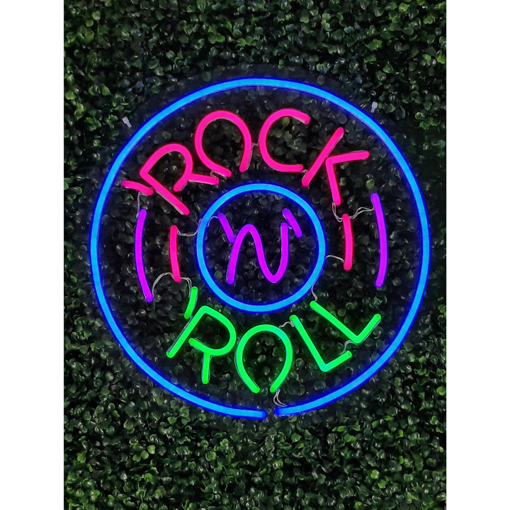 Rock roll neonlamp