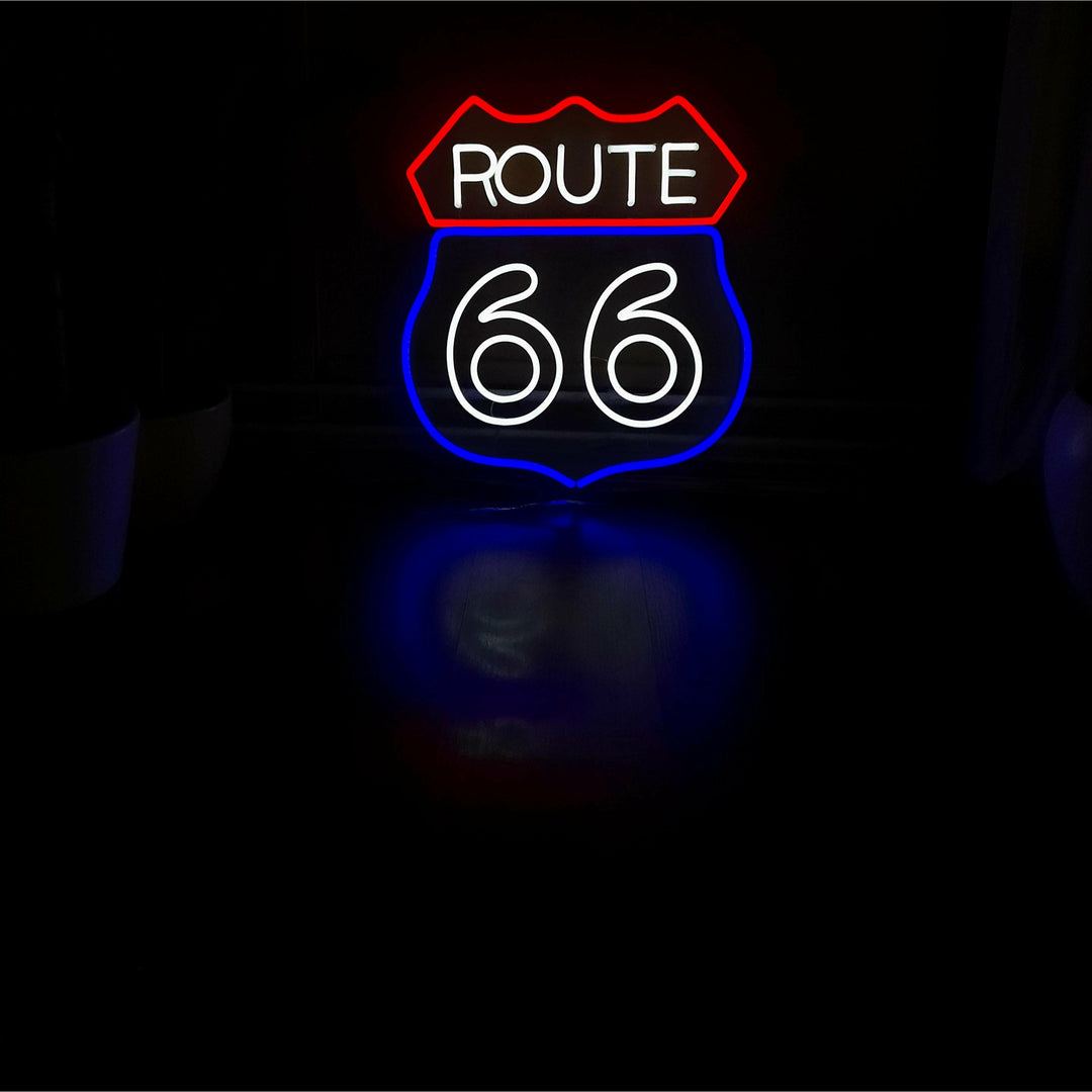 Route 66  neon lamp - neonlicht - neonverlichting - neon