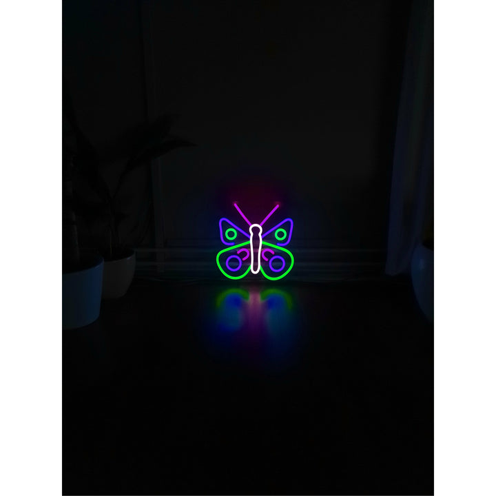 Vlinder neon lamp - neonlicht - neonverlichting - neon
