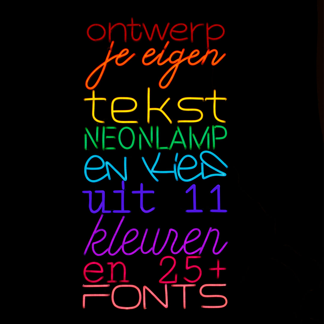 naam of tekst neon lamp maken - neon letters sign – neonlampen.nl