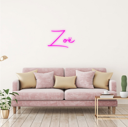 Zoë neon lamp