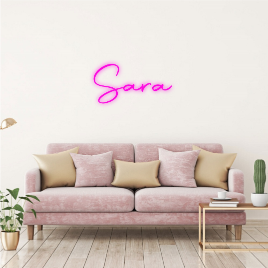 Sara neon lamp