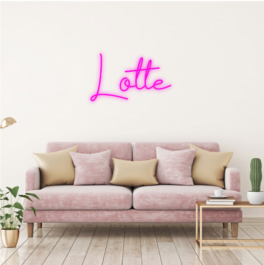 Lampe au néon Lotte
