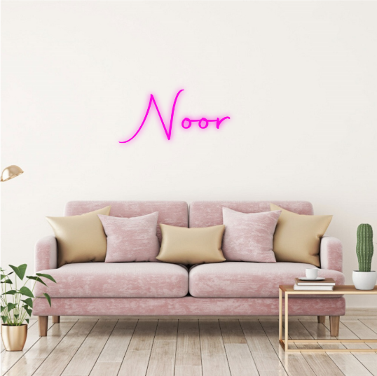 Noor neon lamp neon bord neon verlichting