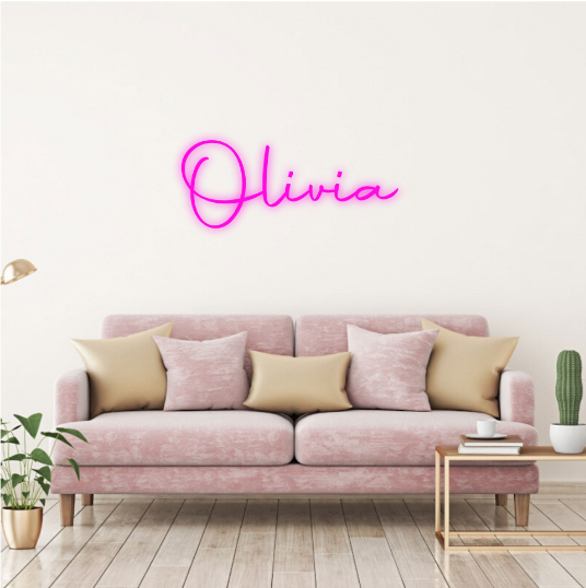 Olivia neon lamp