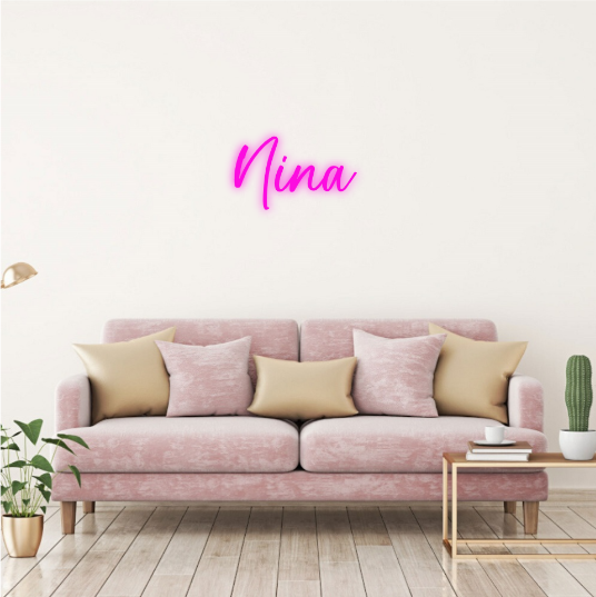 Nina neon lamp