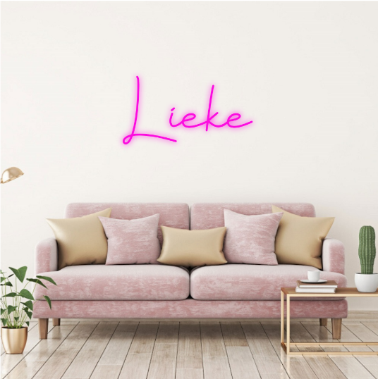 Lieke neon lamp