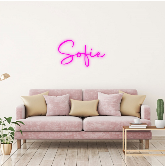 Sofie neon lamp neon verlichting neon bord