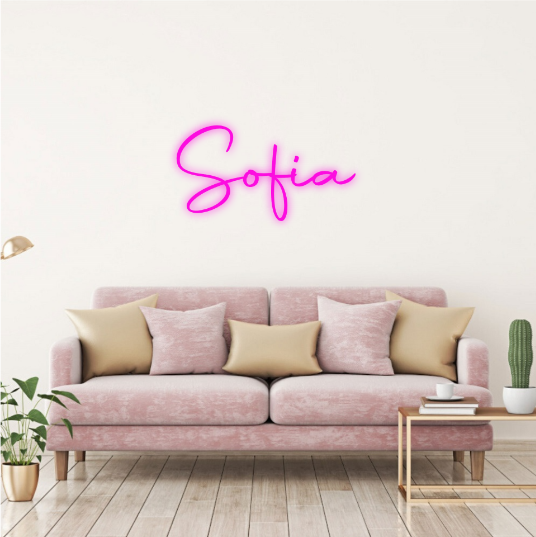 Sofia neon lamp neon verlichting neon bord