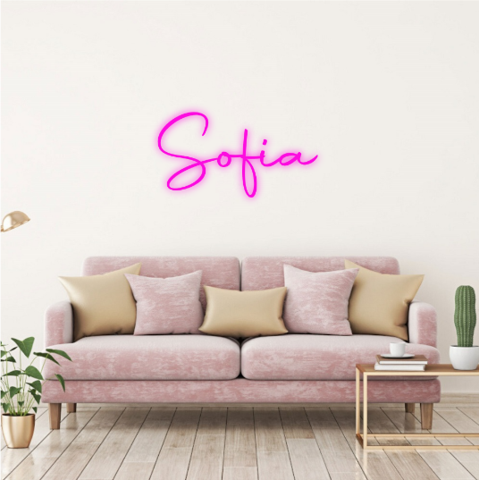 Sofia neon lamp