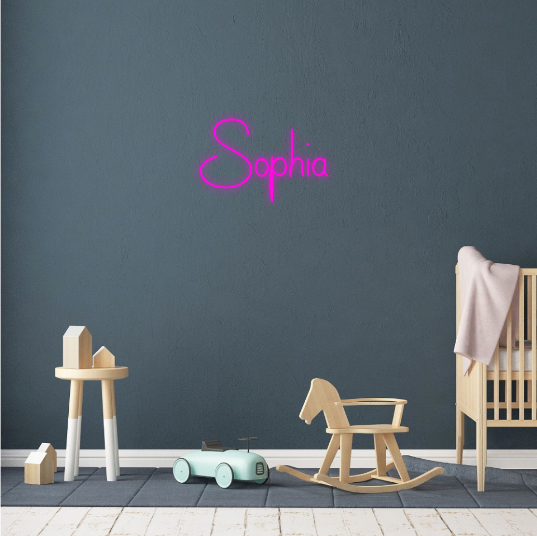 Sophia neon lamp