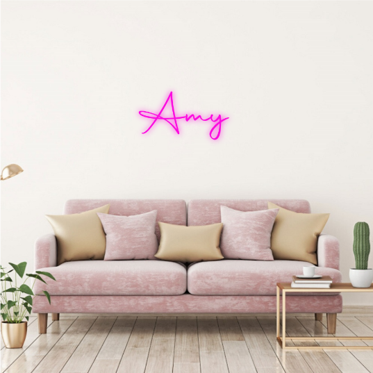 Amy neon lamp neon sign tekst naam neonbord