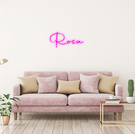 Rosa Neon Lamp