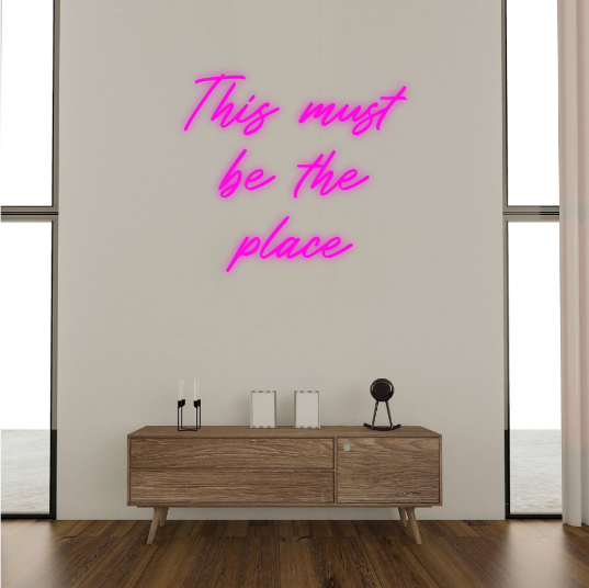 This must be the place neon lamp