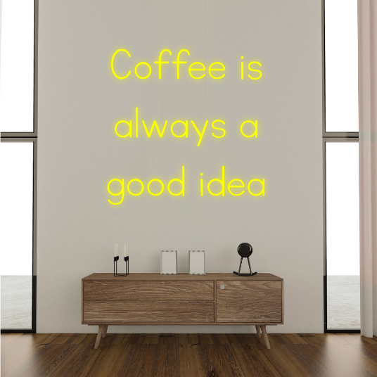 coffee - koffie - horeca  - neon lamp - neonlicht - neonverlichting - neon