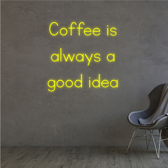 coffee - koffie - horeca  - neon lamp - neonlicht - neonverlichting - neon