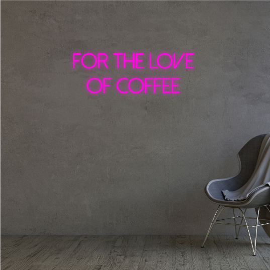 coffee - koffie - horeca  - neon lamp - neonlicht - neonverlichting - neon