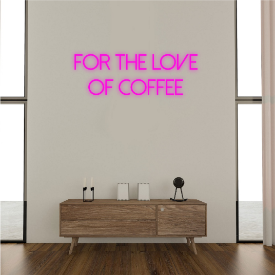 coffee - koffie - horeca  - neon lamp - neonlicht - neonverlichting - neon