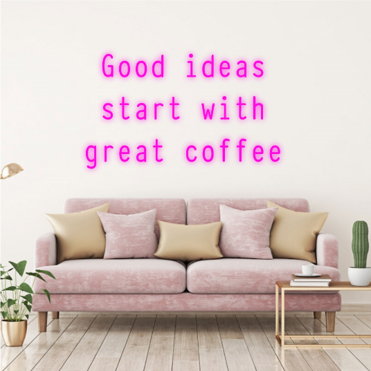 coffee - koffie - horeca  - neon lamp - neonlicht - neonverlichting - neon