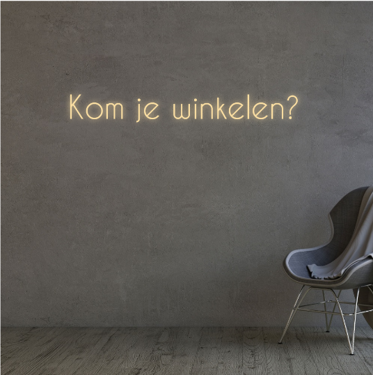 open - neon lamp - neonverlichting - neonlicht - tekst neonlamp