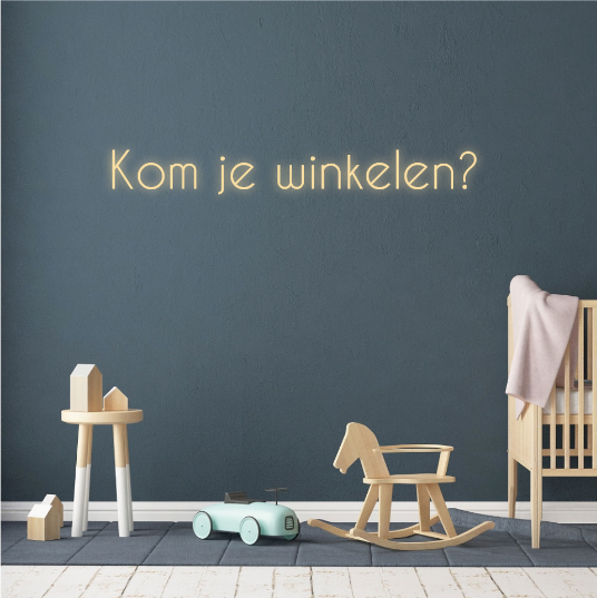 open - neon lamp - neonverlichting - neonlicht - tekst neonlamp