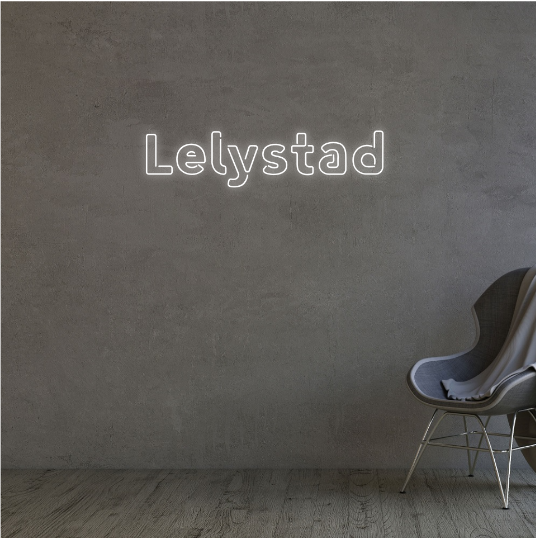 lelystad - neon lamp - neonlicht - neonreclame - neonverlichting