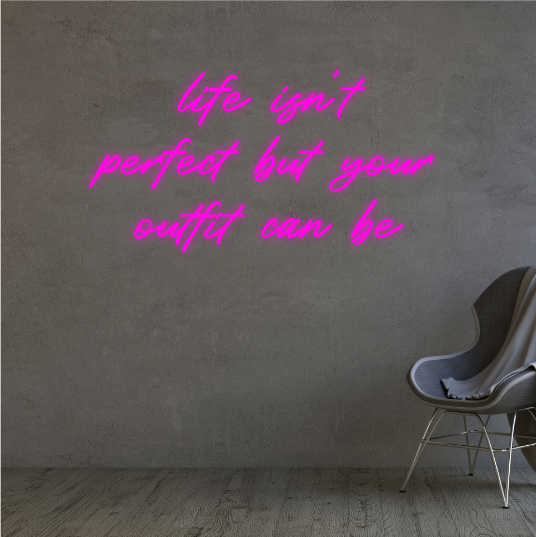 kleding winkel -  - neon lamp - neonlicht - neonverlichting - neon