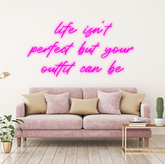kleding winkel -  - neon lamp - neonlicht - neonverlichting - neon