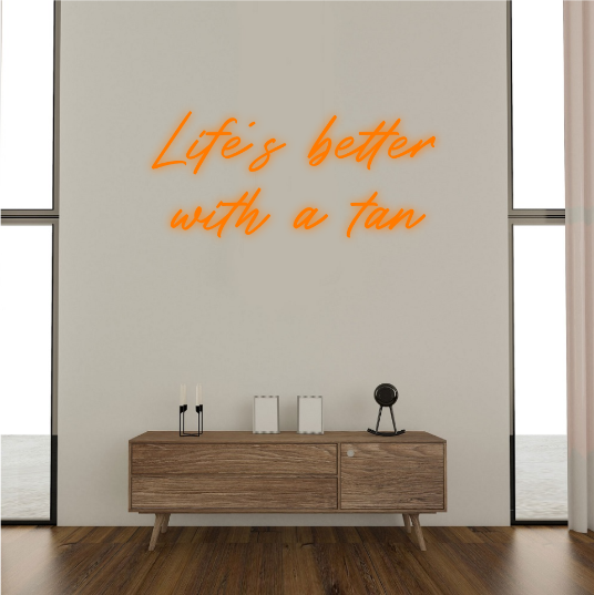beauty - schoonheidsalon - neon lamp - neonverlichting - neonlicht - tekst neonlamp