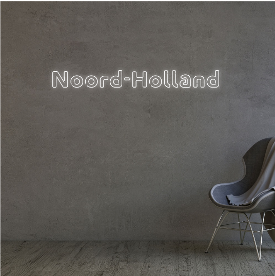 Noord holland - neon lamp - neonlicht - neonreclame - neonverlichting