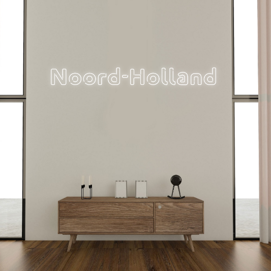 Noord holland - neon lamp - neonlicht - neonreclame - neonverlichting