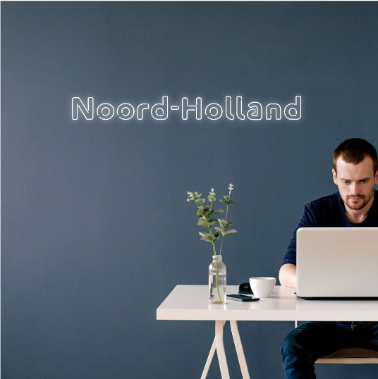 Noord holland - neon lamp - neonlicht - neonreclame - neonverlichting