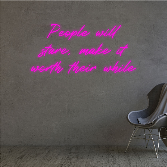 kleding winkel - neon lamp - neonlicht - neonverlichting - neon