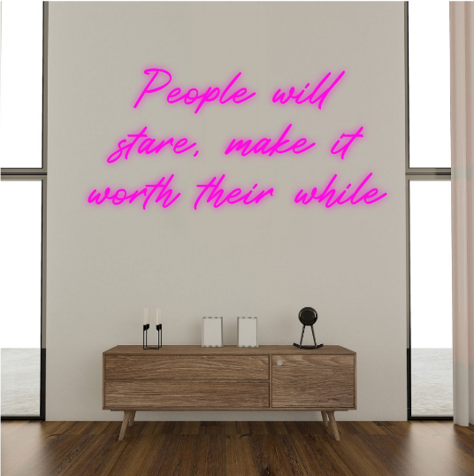 kleding winkel - neon lamp - neonlicht - neonverlichting - neon