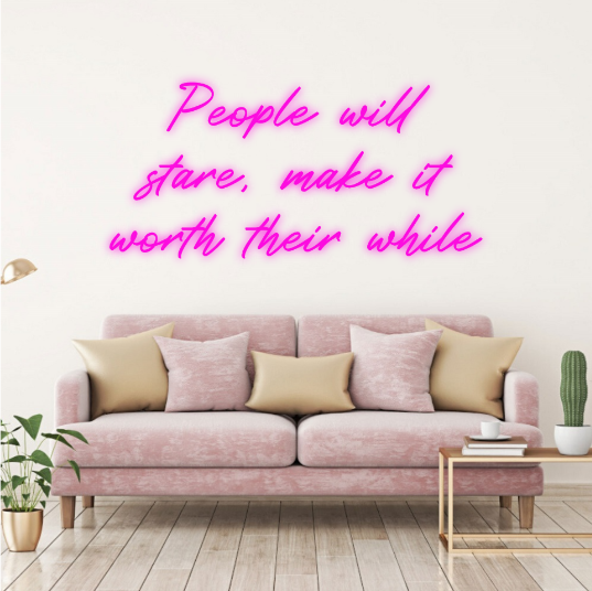 kleding winkel - neon lamp - neonlicht - neonverlichting - neon